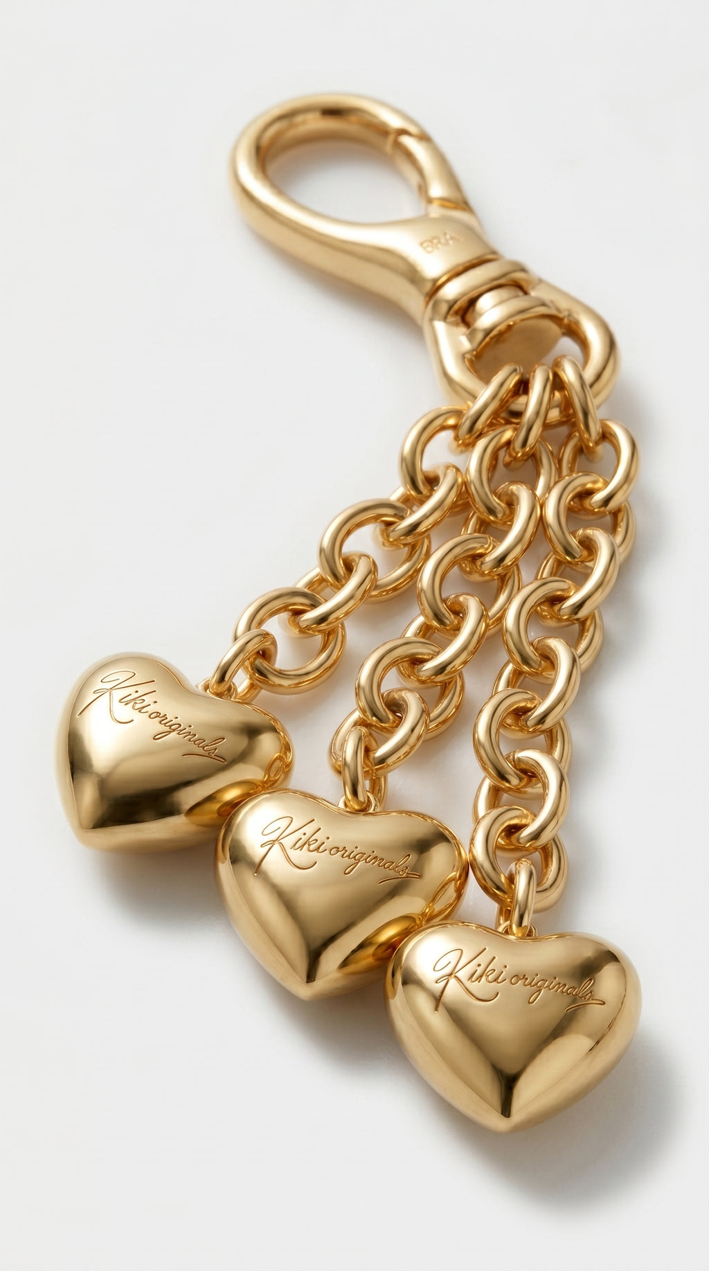 KIKI Chime Heart 22k Gold plated