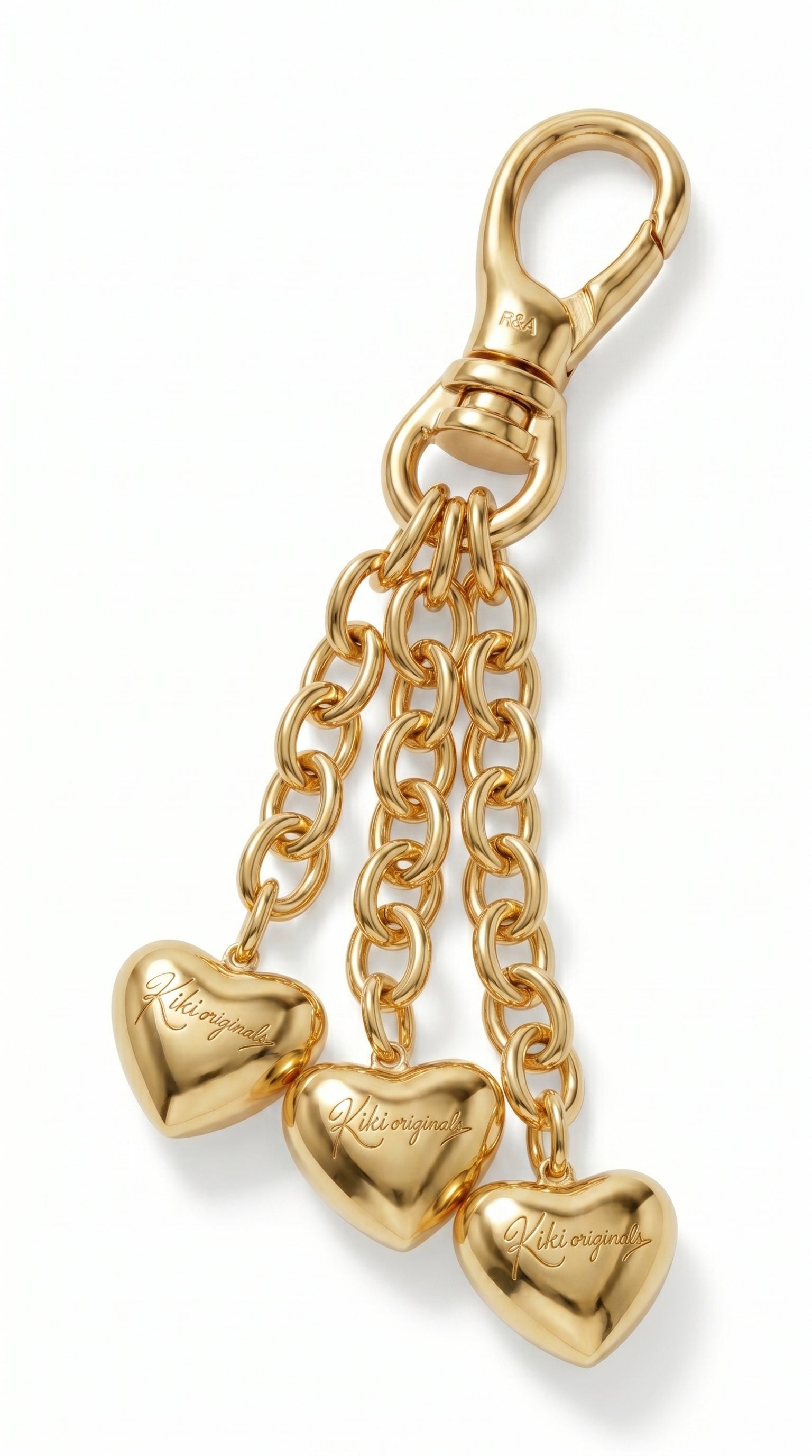 KIKI Chime Heart 22k Gold plated