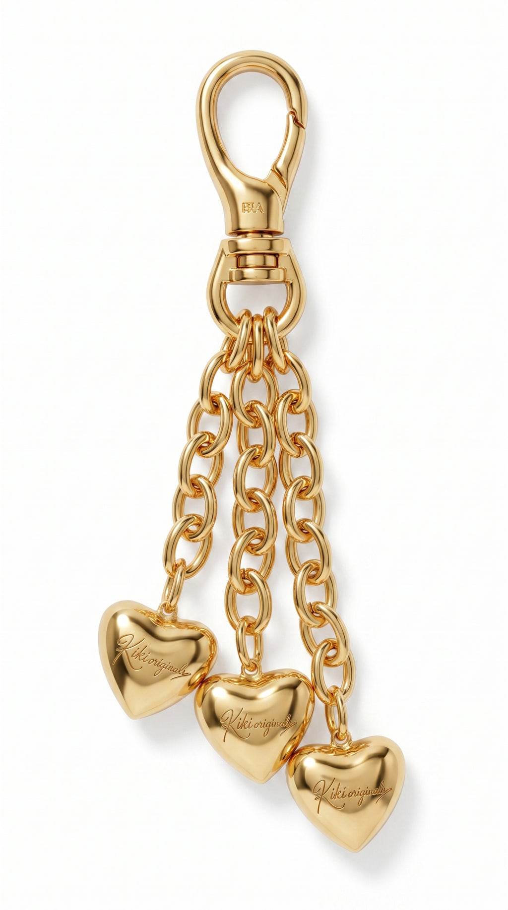 KIKI Chime Heart 22k Gold plated