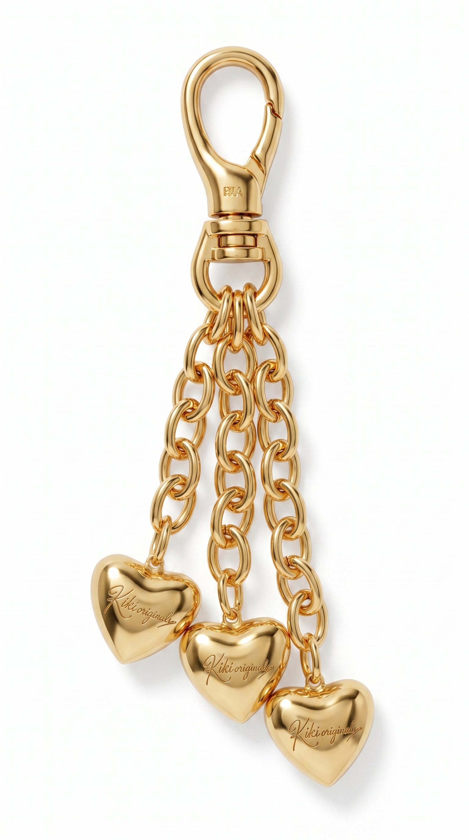 KIKI Chime Heart 22k Gold plated